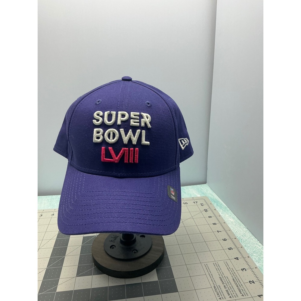 New Era 9FORTY NFL Super Bowl LVIII Purple Adjustable Snapback Hat One Size
